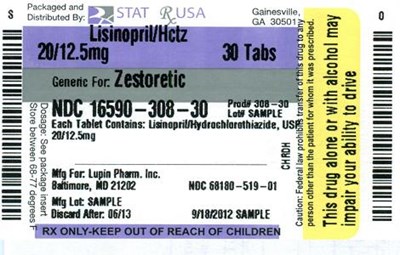 LISINOPRIL_HCTZ 20_12-5 MG LABEL.jpg LISINOPRIL_HCTZ 20_12-5 MG LABEL Image - LISINOPRIL HCTZ 20 12 5 MG LABEL
